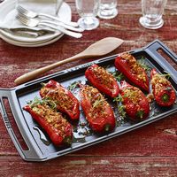 Staub - Cast Iron 18.5 x 9.8-inch Plancha/Double Burner Griddle - Gray - Alternate Views