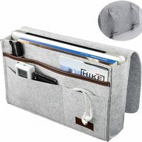 SaharaCase - Bedside Storage Bag for Most Cell Phones and Tablets - Gray - Alternate Views