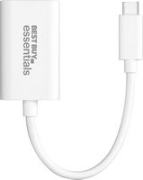 Best Buy essentials™ - USB-C to HDMI Adapter - White - Alternate Views