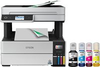 Epson - EcoTank Pro ET-5150 Wireless All-in-One Supertank Printer - White - Alternate Views