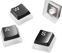 SteelSeries - PRISMCAPS – Universal Double Shot PBT Keycaps - Black - Alternate Views