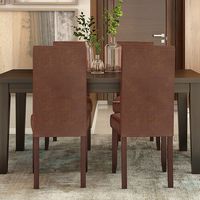 Simpli Home - Acadian Parson Dining Chair (Set of 2) - Distressed Saddle Brown - Alternate Views