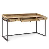 Simpli Home - Ralston Desk - Distressed Golden Wheat - Alternate Views