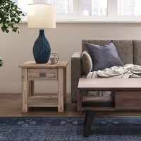 Simpli Home - Monroe End Table - Rustic Natural Aged Brown - Alternate Views