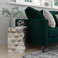 Simpli Home - Whitney Metal Storage Side Table - Antique Silver - Alternate Views
