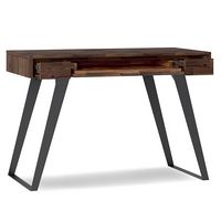 Simpli Home - Lowry Small Desk - Distressed Charcoal Brown - Alternate Views