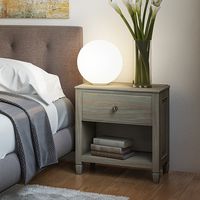 Simpli Home - Night Stand, Bedside table - Distressed Grey - Alternate Views