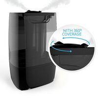 Pure Enrichment - HumeXL Pro 1.3 Gal. Warm and Cool Mist Humidifier - Black - Alternate Views