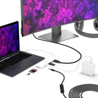 j5create - USB-C Multi-Port Hub with Power Delivery - White - Alternate Views