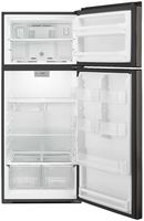 Whirlpool - 17.7 Cu. Ft. Top Freezer Refrigerator - Black Stainless Steel - Alternate Views