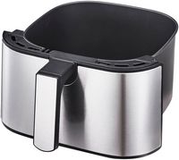 bella PRO - 6-qt. Touchscreen Air Fryer - Stainless Steel - Alternate Views