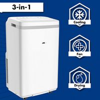 AuxAC - 275 Sq. Ft Portable Air Conditioner - White - Alternate Views