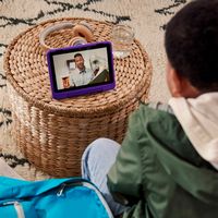 Amazon - Fire 10 Kids Pro – 10.1” Tablet – ages 6+ - 32 GB - Black - Alternate Views