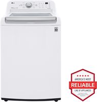 LG - 5.0 Cu. Ft. High-Efficiency Top Load Washer with 6Motion Technology - White - Alternate Views