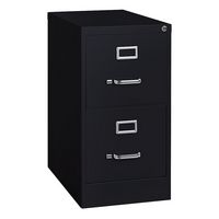 Hirsh - 22-in Deep 2 Drawer, Letter Width, Vertical File Cabinet - Black - Alternate Views