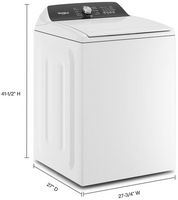 Whirlpool - 4.6 Cu. Ft. Top Load Washer with Built-In Water Faucet - White - Alternate Views
