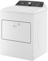 Whirlpool - 7 Cu. Ft. Electric Dryer with Moisture Sensing - White - Alternate Views