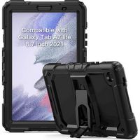 SaharaCase - DEFENCE Series Case for Samsung Galaxy Tab A7 Lite - Black - Alternate Views