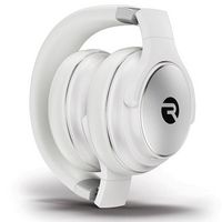 Raycon - The Everyday Over-Ear Active-Noise-Canceling Wireless Bluetooth Headphones - Silver - Alternate Views