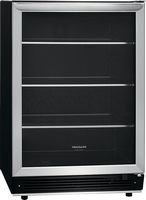 Frigidaire - Gallery 5.3 Cu. Ft. Built-In Beverage Center - Stainless Steel - Silver - Alternate Views