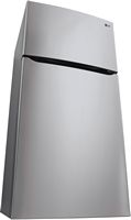 LG - 23.8 Cu. Ft. Top Freezer Refrigerator with Internal Water Dispenser - Stainless Steel - Alternate Views