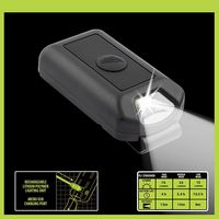 Panther Vision - POWERCAP Hat 70 Lumen Rechargeable LED Clip-On Headlamp - Black - Alternate Views