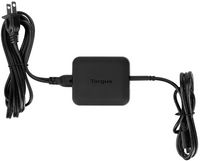 Targus - 65W USB-C/USB-A Laptop Charger - Black - Alternate Views