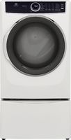 Electrolux - 8.0 Cu. Ft. Stackable Electric Dryer with Steam and LuxCare Dry System - White - Alternate Views