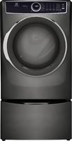 Electrolux - 8.0 Cu. Ft. Stackable Electric Dryer with Steam and LuxCare Dry System - Titanium - Alternate Views