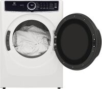 Electrolux - 8.0 Cu. Ft. Stackable Electric Dryer with Steam and Balanced Dry - White - Alternate Views