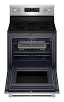 Maytag - 5.3 Cu. Ft. Electric Range with Air Fry - Stainless Steel - Alternate Views