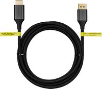 Insignia™ - 10' DisplayPort to HDMI Cable - Black - Alternate Views