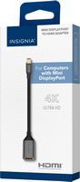 Insignia™ - Mini DisplayPort to HDMI Adapter - Black - Alternate Views