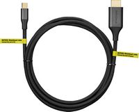 Insignia™ - 6' Mini DisplayPort to HDMI Cable - Black - Alternate Views