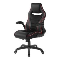 OSP Home Furnishings - Xeno Gaming Chair in Faux Leather - Red - Alternate Views