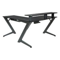 OSP Home Furnishings - Avatar Battlestation L-Shape Gaming Desk with Carbon Top and Matte Legs - ... - Alternate Views