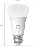 Philips - Hue A19 75W Smart LED Starter Kit - White and Color Ambiance - Alternate Views