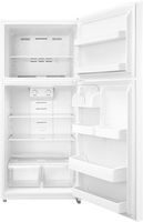 Insignia™ - 18 Cu. Ft. Top-Freezer Refrigerator with Handles - White - Alternate Views