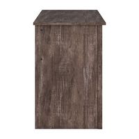 CorLiving - Kingston Rustic Two Drawer Desk - Brown - Alternate Views