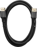 Insignia™ - 6' DisplayPort Cable - Black - Alternate Views