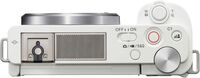 Sony - Alpha ZV-E10 Mirrorless Vlog Camera - Body Only - White - Alternate Views