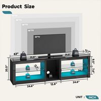 Bestier - TV Stand for TVs Up to 70