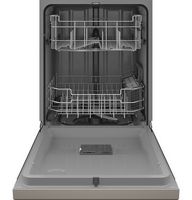 GE - Front Control Built-In Dishwasher, 52 dBA - Slate - Alternate Views