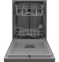 GE - Front Control Built-In Dishwasher, 52 dBA - Stainless Steel - Alternate Views