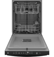 GE - Top Control Built-In Dishwasher with 3rd Rack, Dry Boost, 50 dBa - Black - Alternate Views