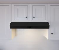 Zephyr - 30 inches - Convertible - Under cabinet Range Hood - Black - Alternate Views