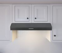 Zephyr - 30 inches - Convertible - Under cabinet Range Hood - Black Stainless Steel - Alternate Views