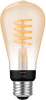 Philips - Hue Filament ST19 Bluetooth LED Smart Bulb - White Ambiance - Alternate Views