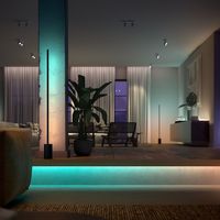 Philips - Hue Ambiance Gradient Bluetooth Lightstrip 40-inch Extension - White - Alternate Views