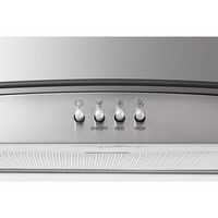 Whirlpool - 36 inches - Externally Vented & Convertible - Wall Range Hood - Stainless Steel - Alternate Views